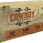 FIOCCHI 32 S&W LONG 100GR LEAD - WADCUTTER 50RD 20BX/CS