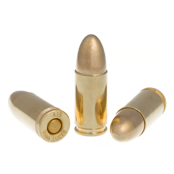 SCORPIO 9mm 115Gr FMJ 9MM LUGER (9X19 PARA) - 50 ROUNDS - Image 2