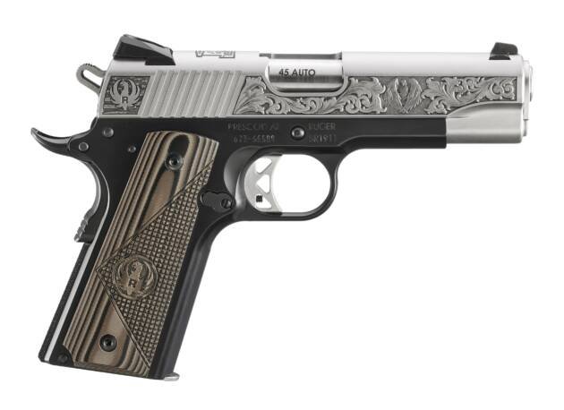 RUGER SR1911 CMDR 45ACP BROWN GRIP