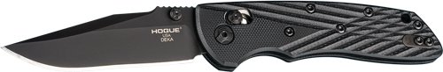 HOGUE DEKA 3.25" ABLE LCK FLDR - CLIP POINT G-10 FRAME BLACK