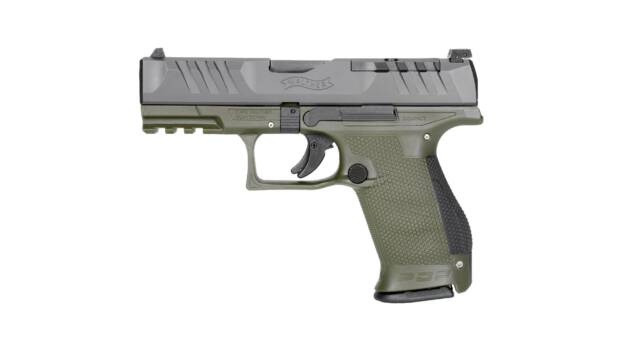 WALTHER ARMS PDP 9MM CPT 4" BLK/GRN OR 10+1