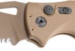 HOGUE K320A M17 3.5" AUTO FLDR - DROP POINT BLADE POLY TAN