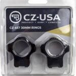 CZ 457 30MM ALUMINUM SCOPE - RINGS 11MM DOVET MATTE BLACK