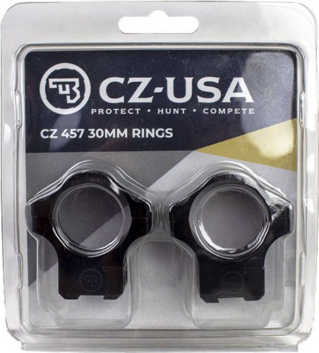 CZ 457 30MM ALUMINUM SCOPE - RINGS 11MM DOVET MATTE BLACK