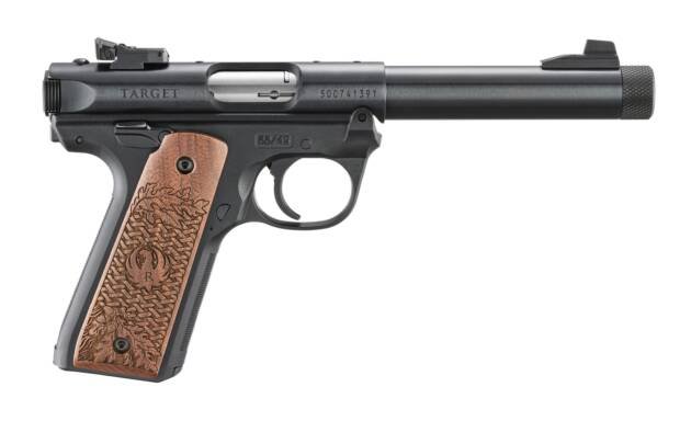 RUGER MKIV 22/45 BLK 22LR 5.5" TB