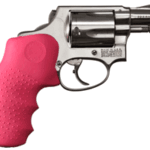 HOGUE GRIPS S&W J FRAME RUBBER - ROUND BUTT MONOGRIP PINK