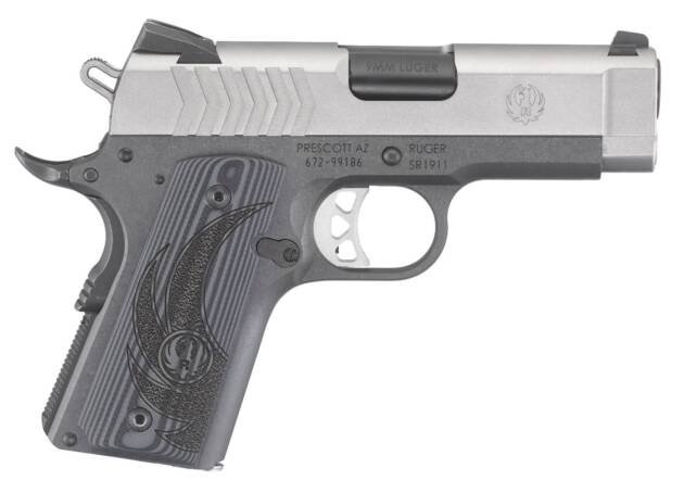 RUGER SR1911 9MM SS/ALUM 3.6" 8+1  #