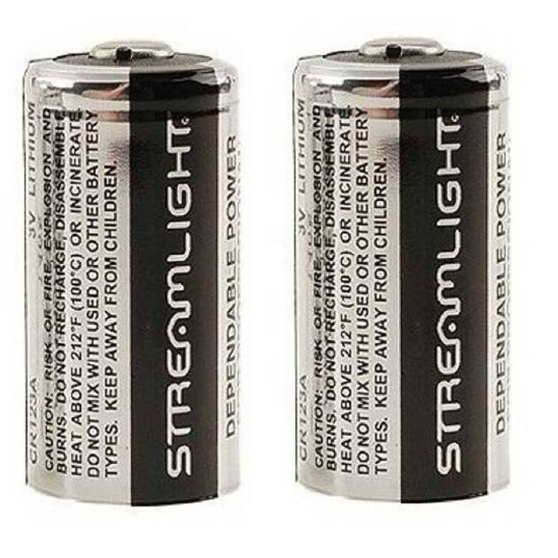 STREAMLIGHT CR2 LITHIUM BATTERIES 2PK