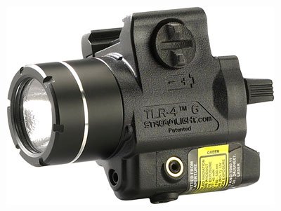 STREAMLIGHT TLR-4G LIGHT/LASER - WHITE LED/GREEN LASER RAIL MNT