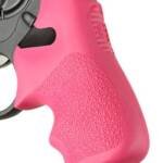 HOGUE GRIPS TAMER RUGER LCR - PINK W/FINGER GROOVE