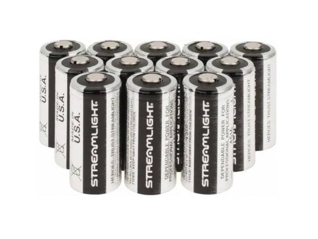 STREAMLIGHT CR123A LITHIUM BATTERIES 12PK