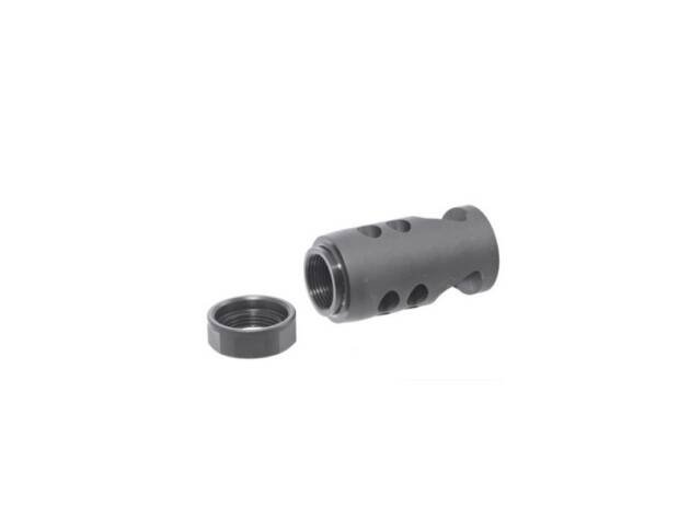 RUGER HYBRID MUZZLE BRAKE MATTE BLK