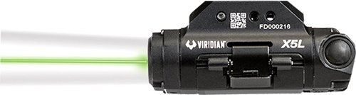 VIRIDIAN LASER/LIGHT X5L GREEN - GEN3 UNI RAIL MNT W/ECR
