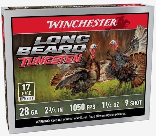 WINCHESTER LONG BEARD TS17 - 28GA 2.75" 1-1/4OZ #9 5RD