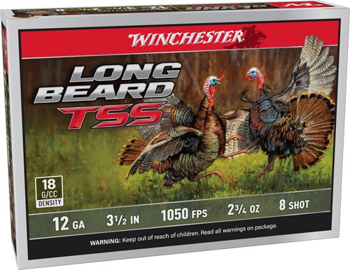 WINCHESTER LONG BEARD TSS 12GA - 3.5" 2 3/4OZ #8 5RD 10BX/CS