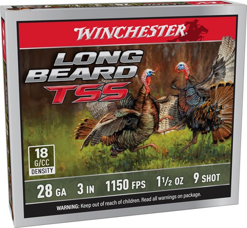 WINCHESTER LONG BEARD TSS 28GA - 3" 1-1/2OZ #9 5RD 10BX/CS