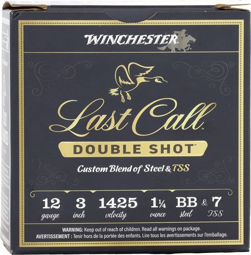 WINCHESTER LAST CALL 12GA 3" - 1-1/4OZ #BB & #7 25RD 10BX/CS