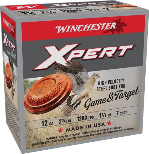 WINCHESTER XPERT STEEL 12GA - 2.75" 1-1/8OZ #6 25RD 10BX/CS