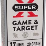 WINCHESTER SUPER-X 17HMR 20GR - XTP JHP 2375FPS 50RD 20BX/CS