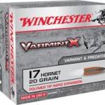 WINCHESTER VARMINT-X 17 HORNET - 20GR 20RD 10BX/CS