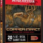 WINCHESTER COPPER IMPACT 20GA - 2.75" 3/4OZ SABOT 5RD 20BX/CS