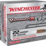 WINCHESTER VARMIT-X 22 HORNET - 35GR VARMINTER-X 20RD 10BX/CS