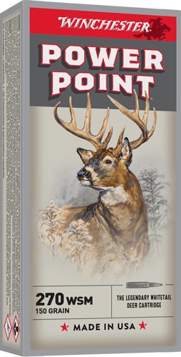 WINCHESTER SUPER-X 270 WSM - 150GR POWER POINT 20RD 10BX/CS