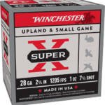WINCHESTER SUPER-X 28GA 2.75" - 1OZ #7.5 1205FPS 25RD 10BX/CS