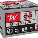 WINCHESTER SUPER-X 410 2.5" - 1/5OZ RIFLED SLUG 15RD 10BX/CS
