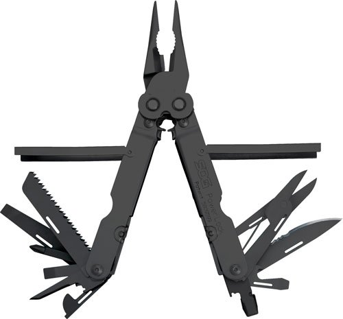SOG MULTI-TOOL POWERLOCK BLACK - OXIDE W/SHEATH 18 TOOLS