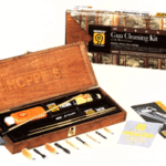 HOPPES DELUXE GUN CLEANING KIT - W/WOOD STORAGE CASE