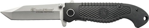 S&W KNIFE SPECIAL TACTICAL - RUBBER COATED 3.5" BLADE