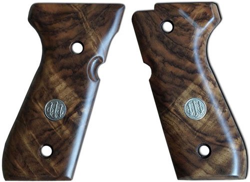 BERETTA 92/96 DELUXE GRIPS - GRADE 3 WALNUT CHECKERED
