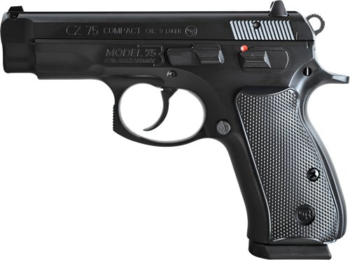 CZ 75 COMPACT 50TH ANNIVERSARY - 9MM FS 10RD BLACK POLYCOTE