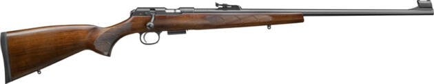 CZ 457 LUX 22WMR 24.5" - BLUED BARREL WALNUT STOCK