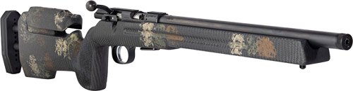 CZ 457 VARMINT 22LR 16" BLUE - THREADED MANNERS CAMO STOCK