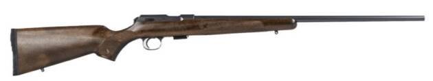 CZ 457 AMERICAN LH 22WMR - 24.5" BLUED BARREL WALNUT STK