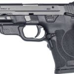 S&W SHIELD M2.0 M&P 9MM EZ - BLACK THUMB SAFETY RED LASER