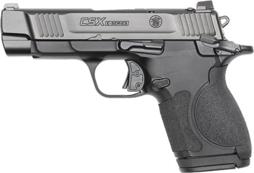 S&W CSX MICRO-COMP E-SERIES - 3.6" 9MM SAFETY 12/15/17 RD BL