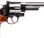 S&W 25 CLASSIC 45LC 6.5" AS - BLUED CHECKERED WOOD GRIPS