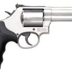 S&W 69 44MAG 4.25" ADJ - 5-SHOT STAINLESS RUBBER
