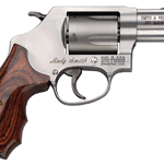 S&W 60LS 357 2.125" FS 5-SHOT - SS ROUND BUTT WOOD COMBAT