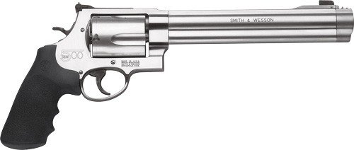 S&W 500 500SW 8.38" AS 5-SHOT - STAINLESS STEEL RUBBER