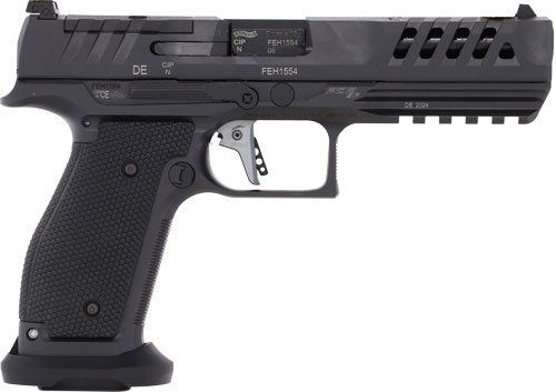 WALTHER PDP SF MATCH 9MM 5" OR - 10-SHOT BLACK STEEL FRAME