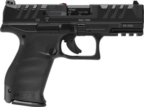 WALTHER PDP COMPACT OR 9MM 4" - CA 10-SHOT BLACK POLYMER FRAME