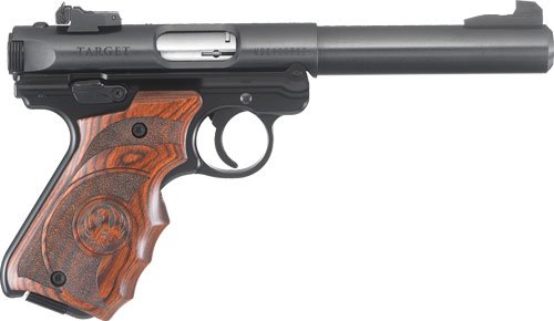 RUGER MARK IV TARGET 22LR - 5.5" BULL AS TARGET LAMINATE