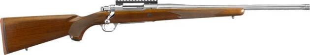 RUGER HAWKEYE HUNTER 308 WIN - STAINLESS WALNUT THREADED