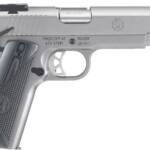 RUGER SR1911 TARGET 45ACP ADJ - STAINLESS G10 GRIPS