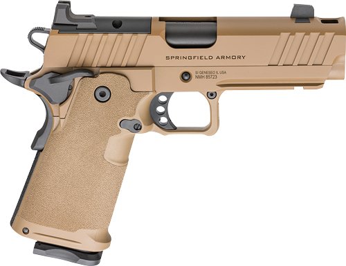 SPRINGFIELD 1911 DS PRODIGY - COMP 9MM 4.25" COY BRN 10RD