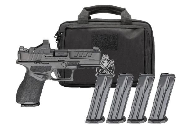 SPRINGFIELD HELLCAT PRO COMP - 9MM 3.8" 15RD 4 MAGS GEAR PAC